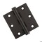 Embassy 3 x 3 Solid Brass Hinge, Oil Rubbed Bronze Finish with Flat Tips 3030US10B-1 - alternate 1